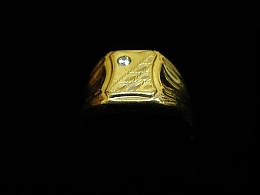 Златен мъжки пръстен, 2.79гр. ,Бургас