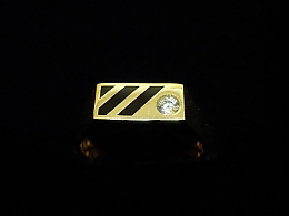 Златен мъжки пръстен, 2.53гр. ,Поморие