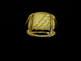 Златен мъжки пръстен, 2.57гр. ,Несебър