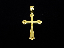 Златен кръст, 0.84гр. ,Бургас
