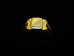 Златен мъжки пръстен, 2.42гр. ,Бургас