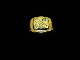 Златен мъжки пръстен, 2.89гр. ,Бургас