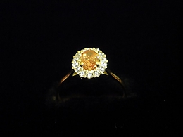 Златен дамски пръстен, 2.24гр. ,Ямбол