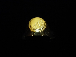 Златен мъжки пръстен, 1.69гр. ,Бургас