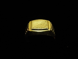 Златен мъжки пръстен, 2.45гр. ,Сливен