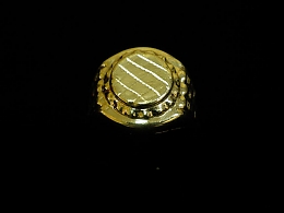 Златен мъжки пръстен, 2.96гр. ,Поморие