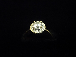 Златен дамски пръстен, 2.27гр. ,Бургас