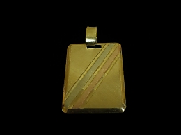 Златен медальон, 3.95гр. ,Бургас