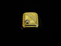 Златен мъжки пръстен, 2.65гр. ,Поморие