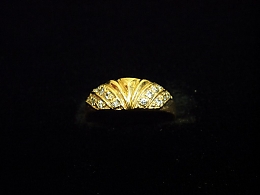 Златен дамски пръстен, 1.94гр. ,Пловдив