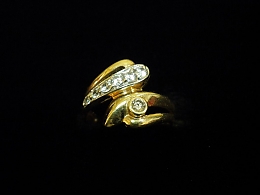 Златен дамски пръстен, 2.43гр. ,Несебър