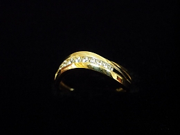 Златен дамски пръстен, 2.1гр. ,Поморие