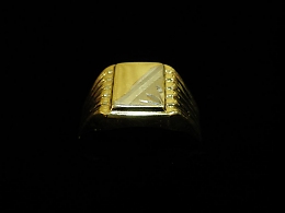 Златен мъжки пръстен, 2.79гр. ,Сливен