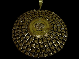 Златен медальон, 20.63гр. ,Бургас
