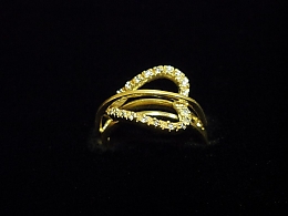Златен дамски пръстен, 2.85гр. ,Бургас