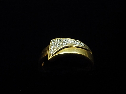 Златен дамски пръстен, 3.95гр. ,Карнобат
