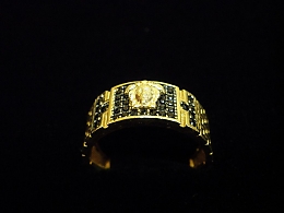 Златен мъжки пръстен, 4.73гр. ,Айтос