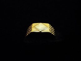 Златен мъжки пръстен, 2.6гр. ,Ямбол