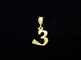 Златна буква, златни букви, 0.76гр. ,Ямбол