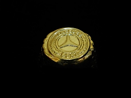 Златен мъжки пръстен, 3.82гр. ,Средец