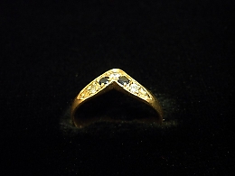 Златен дамски пръстен, 1.94гр. ,Бургас