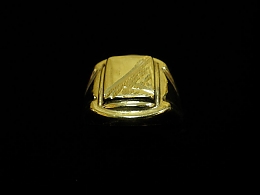 Златен мъжки пръстен, 2.56гр. ,Средец