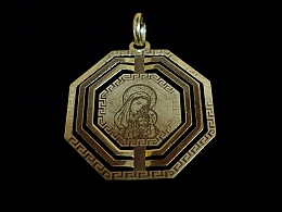 Златен медальон, 2.85гр. ,Бургас