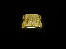 Златен мъжки пръстен, 2.95гр. ,Бургас
