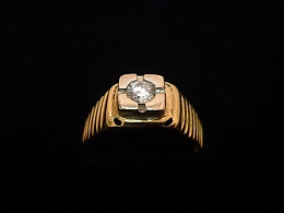 Златен мъжки пръстен, 3.87гр. ,Пловдив