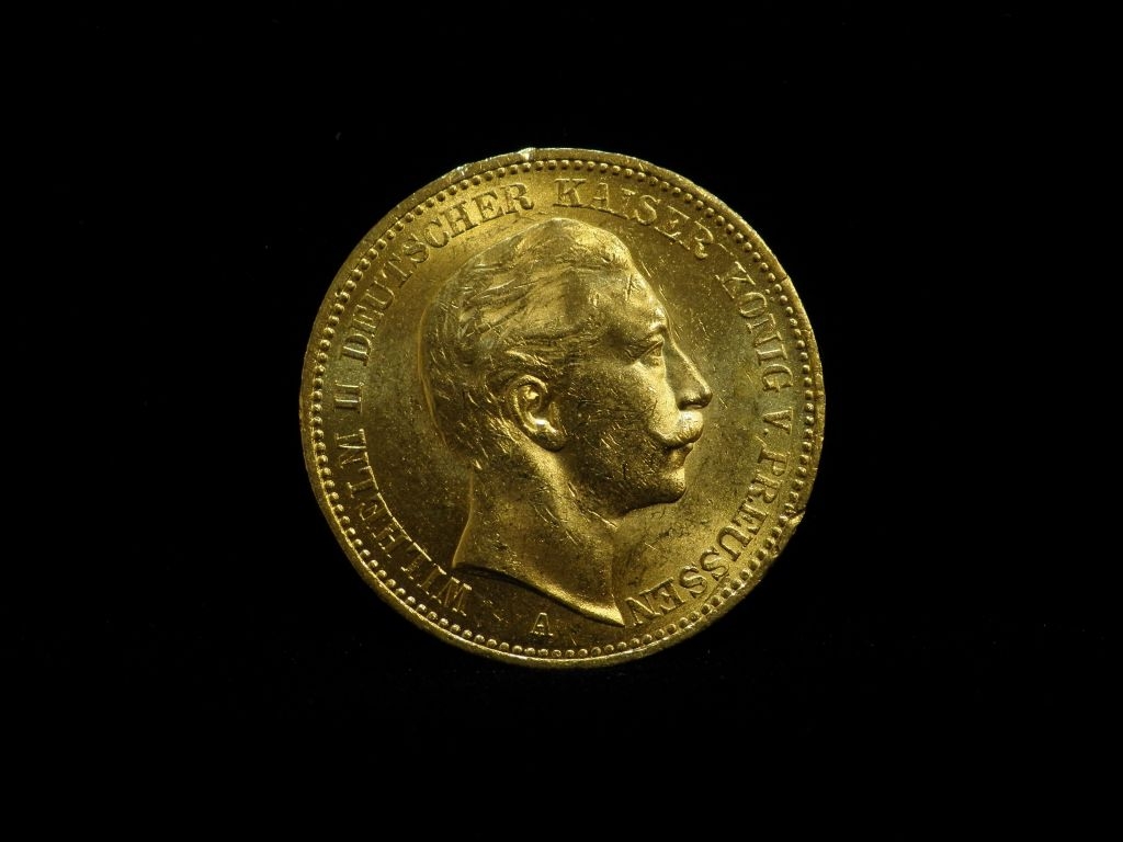Златна немска монета 20 марки - Инвестиционно злато 7.96 гр.