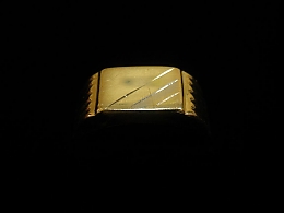 Златен мъжки пръстен, 2.81гр. ,Ямбол