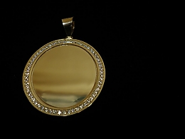 Златен медальон, 4.57гр. ,Карнобат