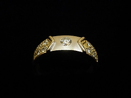 Златен мъжки пръстен, 4.36гр. ,Бургас