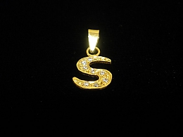 Златна буква, златни букви, 0.67гр. ,Бургас