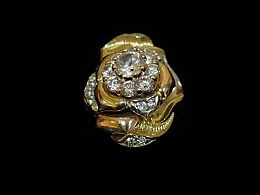 Златен дамски пръстен, 8.63гр. ,Ямбол