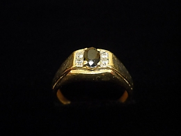 Златен мъжки пръстен, 4.35гр. ,Нова Загора