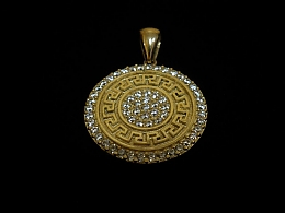 Златен медальон, 2.81гр. ,Бургас
