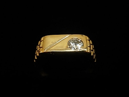 Златен мъжки пръстен, 5.76гр. ,Бургас