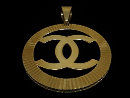 Златен медальон, 9.48гр. ,Карнобат