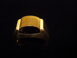 Златен мъжки пръстен, 10.45гр. ,Карнобат