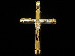 Златен кръст, 3.97гр. ,Сливен