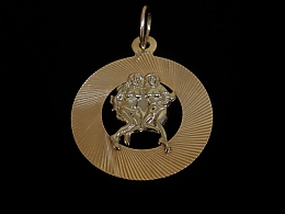 Златен медальон, 2.55гр. ,Несебър