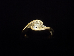 Златен дамски пръстен, 2.87гр. ,Поморие