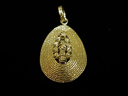 Златен медальон, 3.61гр. ,Бургас