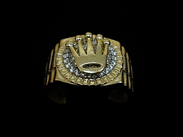 Златен мъжки пръстен, 6.93гр. ,Средец