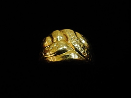 Златен дамски пръстен, 2.79гр. ,Средец