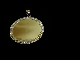 Златен медальон, 2.72гр. ,Бургас