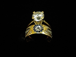 Златен дамски пръстен, 3.42гр. ,Сливен