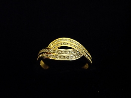 Златен дамски пръстен, 2.3гр. ,Бургас