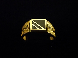Златен мъжки пръстен, 5.58гр. ,Бургас